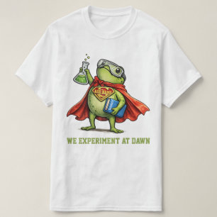 Camiseta Professor de Ciências Personalizado Sapo Volta às