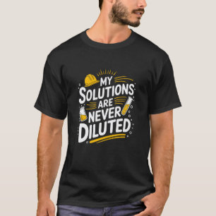 Camiseta Professor de Ciências Químicas, Engenheiro Químico
