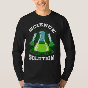 Camiseta Professor de Ciências Solução Educador Escolar Ins
