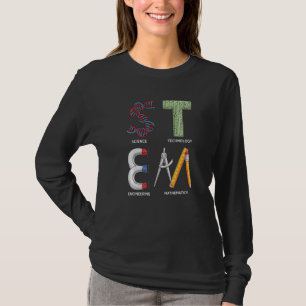 Camiseta Professor de Ciências, Tecnologia, Engenharia e Ma