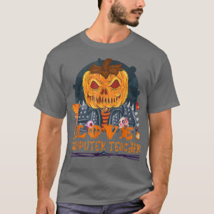 Camiseta Professor de Computador Amar Assustador Fúria de F