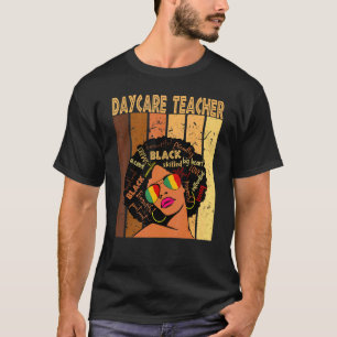 Camiseta Professor de Creche Afro Americano Negro História