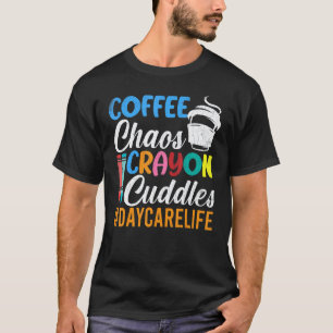 Camiseta Professor de Creche Café Caos Giz e Abraços G