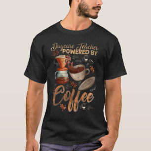 Camiseta Professor de Creche Café Cuidados Infantís Vintage
