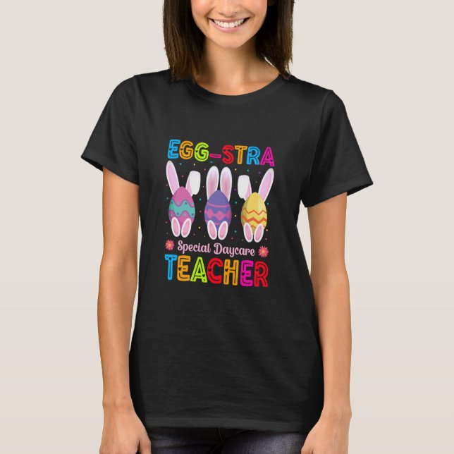 Camiseta Professor de Creche Inteligente e Fofo 100º Dia de (Frente)