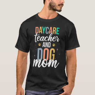 Camiseta Professor de Creche Retro & Mãe de Cachorro Prime