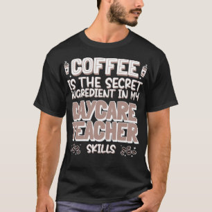Camiseta Professor de creches do amante do café