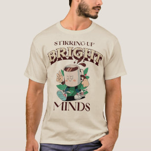 Camiseta Professor de Culinária Estimulando Mentes Brilhant