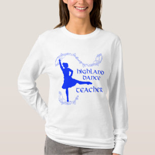 Camiseta Professor de Dança das Terras Altas Escocesas - Az