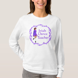 Camiseta Professor de Dança de Passo Irlandês - Roxo