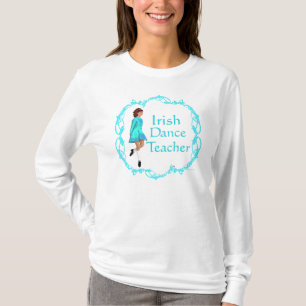 Camiseta Professor de Dança de Passo Irlandês - Turquesa