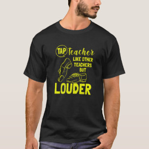 Camiseta Professor de Dança de Sapateado Para Professor de 