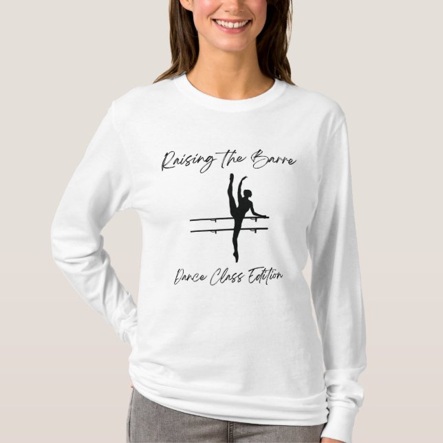 Camiseta Professor de dança em preto-e-branco (Frente)