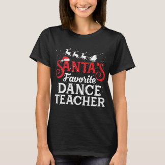 Camiseta Professor de dança favorita, curioso