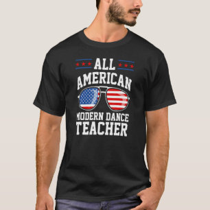 Camiseta Professor de Dança Moderna All American 4 de Julho