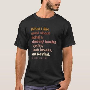 Camiseta Professor de dança Moody Boho Vintage