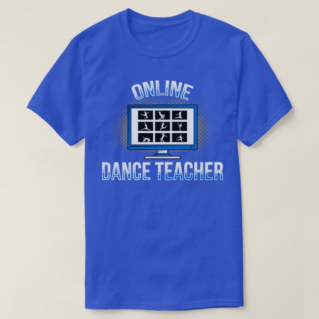 Camiseta Professor de dança online (Frente do Design)