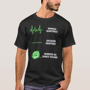 Camiseta Professor de Dança Professor de Dança Dançarino