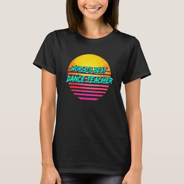 Camiseta Professor de dança retrorreflectora (Frente)