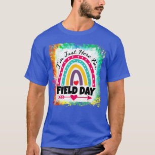 Camiseta Professor de Dia de Campo Rainbow, estou aqui para