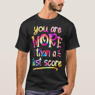 Camiseta Professor De Dia De Teste Você É Mais Do Que Uma P