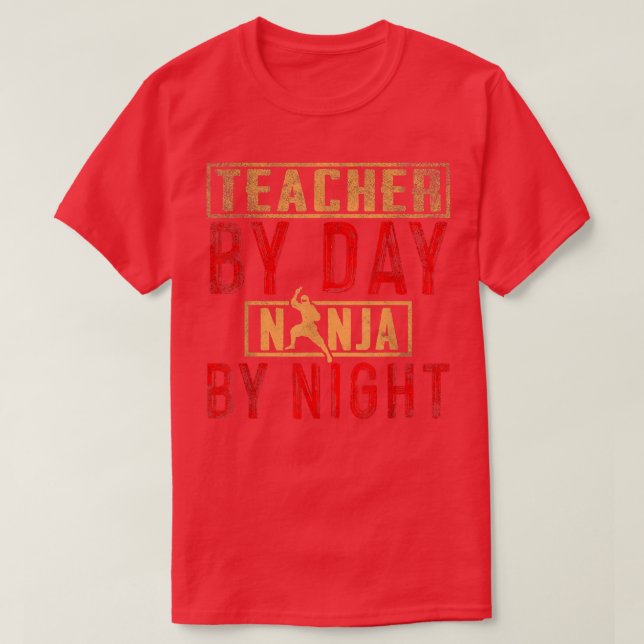 Camiseta Professor de dia Ninja de noite (Frente do Design)