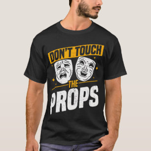 Camiseta Professor de Drama Design de Atuação Teatral Dive