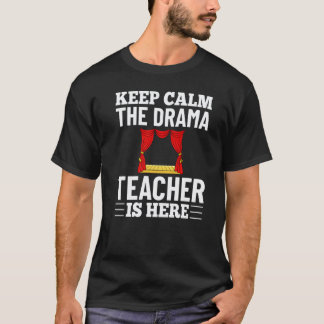 Camiseta Professor de Drama Teatro Musical Atuação Tespiano