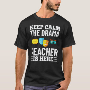 Camiseta Professor de Drama Teatro Musical Atuação Tespiano