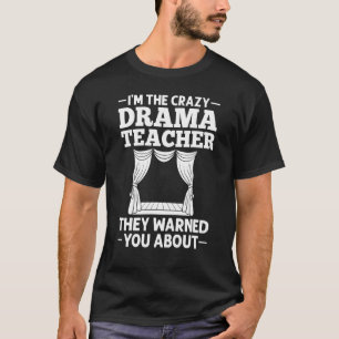 Camiseta Professor de Drama Teatro Musical Atuação Tespiano