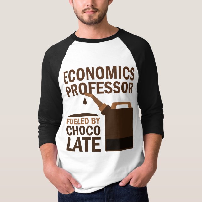 Camiseta Professor de economia presente (engraçado) (Frente)