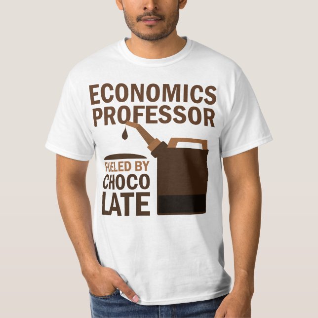 Camiseta Professor de economia presente (engraçado) (Frente)
