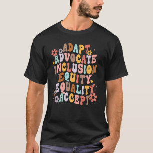 Camiseta Professor de Educação Especial Groovy Adaptar Defe