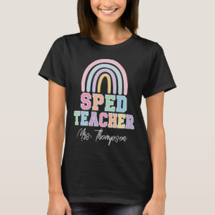 Camiseta Professor de Educação Especial Personalizado Arco-