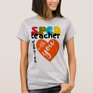 Camiseta Professor de Educação Especial SPED Trabalhando Co
