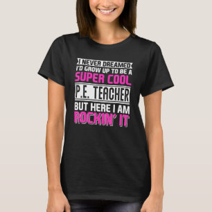 Camiseta Professor de Educação Física em PE de volta à esco