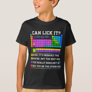 Camiseta Professor de Elementos de Química Posso Lamber a T
