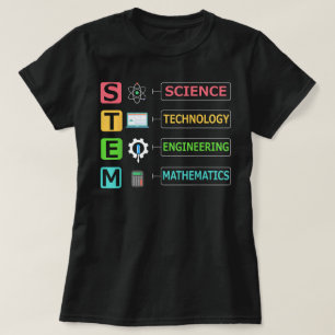 Camiseta Professor de Engenharia de Matemática da STEM Scie