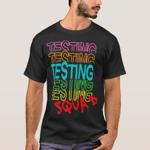 Camiseta Professor de Engraçado no Esquadrão de Teste Te El