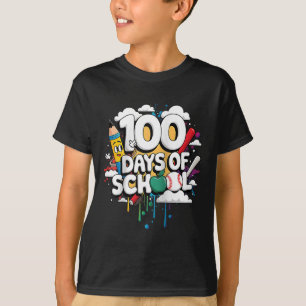 Camiseta Professor de equipamento engraçado para 100 dias &