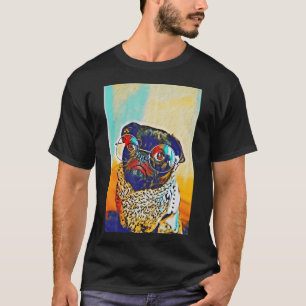 Camiseta Professor de Escola de Verão Óculos Retrato Pop Ar