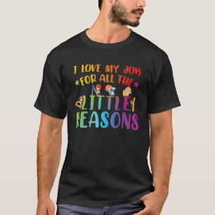 Camiseta Professor de Escola Primária do Jardim de Infância