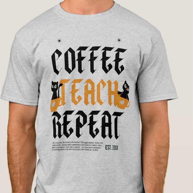 Camiseta Professor de Escola Primária Instrutor Aluno Profe (Criador carregado)