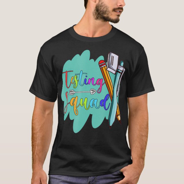Camiseta Professor de Escolas de Testes (Frente)