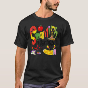 Camiseta Professor de Espanhol Você Me Conquistou Com Hola