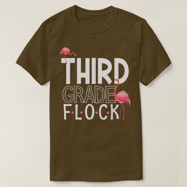 Camiseta Professor de Esquadra Flamingo, Rosa-Flamingo, do  (Frente do Design)