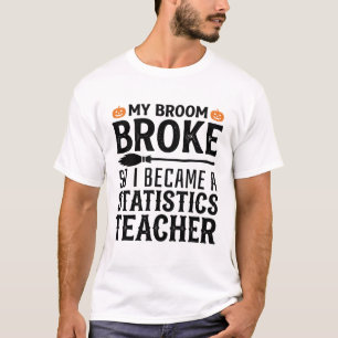 Camiseta Professor de Estatística Divertido Citação de Hall