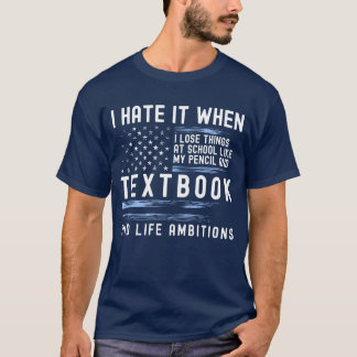 Camiseta Professor de Estudo Estresse Garoto Bacharel