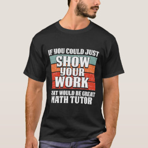 Camiseta Professor de Excelente de Matemática Vintage M