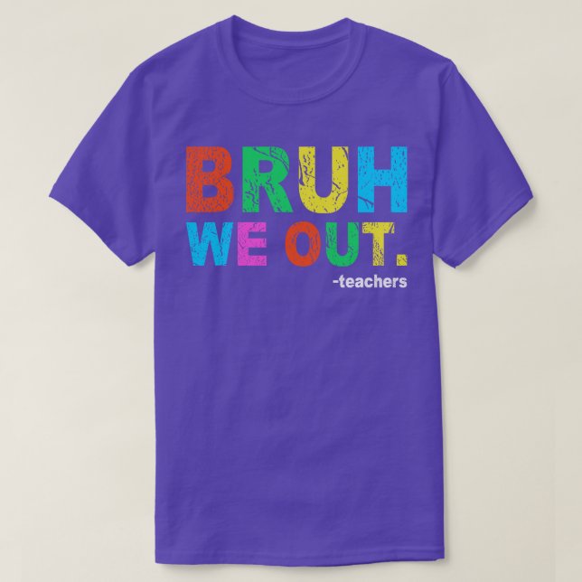 Camiseta Professor de Fim do Ano Escolar Summer Bruh (Frente do Design)